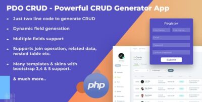 PDO Crud - Advanced PHP CRUD application (Form Builder & Database Management)