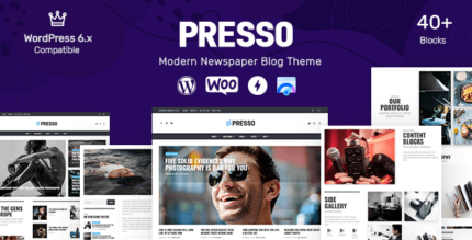 PRESSO - Modern Magazine Newspaper Viral Theme