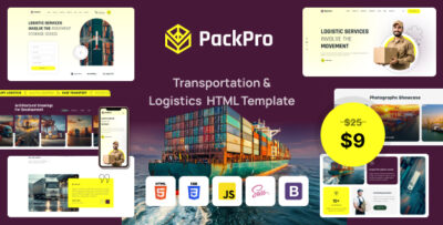 PackPro - Transportation & Logistics HTML Template