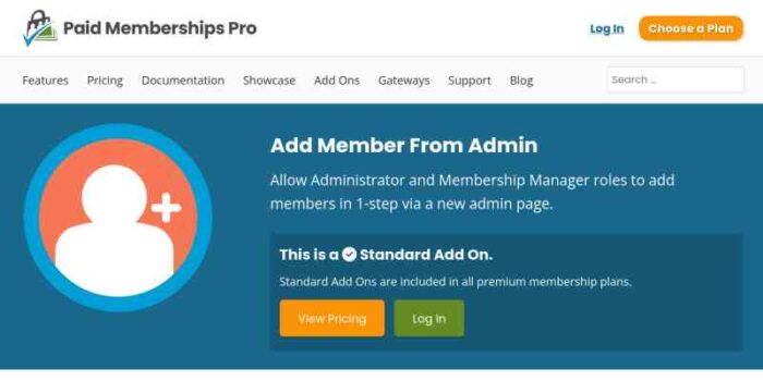 Paid Memberships Pro - Add Member From Admin