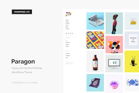 Paragon Lite Colorful Portfolio WordPress Theme