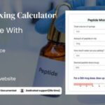 Peptide Mixing calculator - Web Calculator for your Website