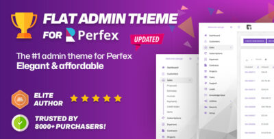 Perfex CRM - Flat admin theme v1.0.4