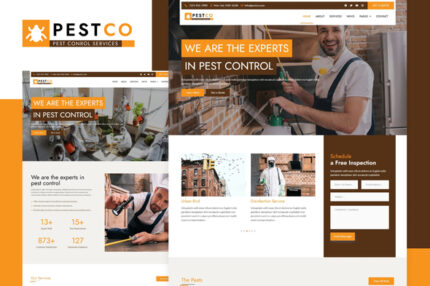 Pestco - Pest Control Elementor Template Kit