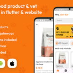PetCare Pet Food product & vet consulting app in flutter & website in laravel