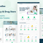 PharmaBee - Pharmacy & Drug Store Website Elementor Template Kit