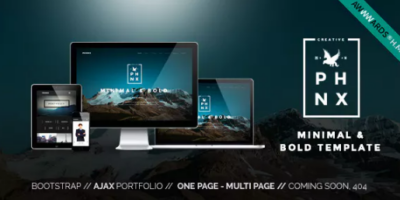 Phoenix - WordPress Minimal Multipurpose Portfolio with Visual Composer