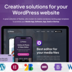 Pintex - Mobile App & Software Landing Page WordPress Theme