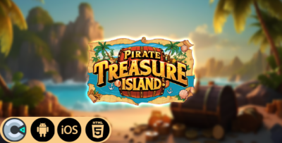 Pirate Treasure Island - HTML5 Construct3 Game