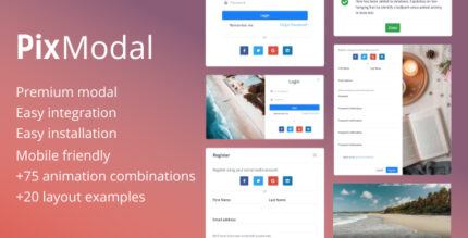 PixModal - Responsive Modal Popup
