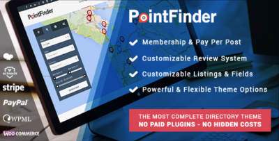 Point Finder Directory - Directory & Listing WordPress Theme