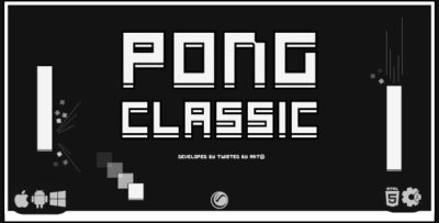 Pong Classic HTML5 Construct Game