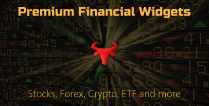 Premium Stocks, Forex, Crypto, ETF Plugin Quote, Chart, Ticker, News Widgets PHP