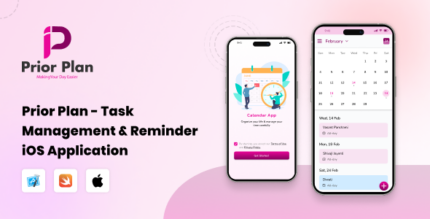 Prior Plan - Task Management & Reminder iOS Application