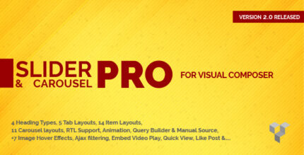 Pro Slider & Carousel Layout for Visual Composer