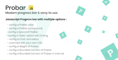 ProBar - A modern progress bar with Timer.
