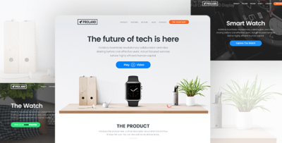 Proland Product Landing Page WordPress Theme