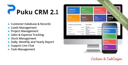 Puku CRM - Realtime Open Source CRM