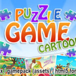 Puzzle Game Cartoon - Construct 2 Source Code and HTML5 Files for your Site