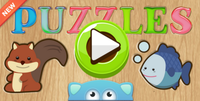 Puzzles-educational children's game, AdMob