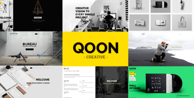 QOON - Creative Portfolio And Agency WordPress Theme