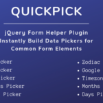 QuickPick - Form Helper jQuery Plugin