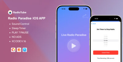 Radio Paradise Single Radio IOS Full application XCODE 16