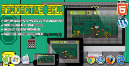 Radioactive Ball - HTML5 Arcade Game