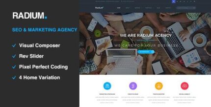 Radium - SEO Digital Agency WordPress Theme