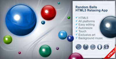 Random Balls HTML5 Relaxing App