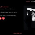 React, Bootstrap photographer's portfolio template