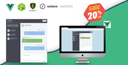 Real Time, Ready To Go, Private Chatting Application in VueJS (NodeJS, Socket.io, VueJS)