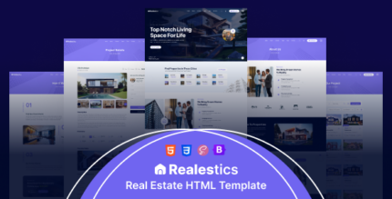 Realestics - Real Estate HTML Template