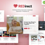 Redirect - Blood Donation Campaign & Activism Elementor Template Kit