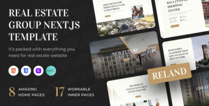 Reland - Real Estate Group NextJS Template