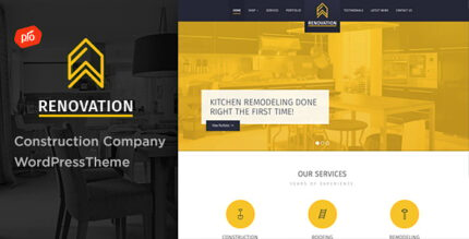 Renovation – Construction Company Theme