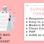 Responsive Bootstrap 4 Survey Form