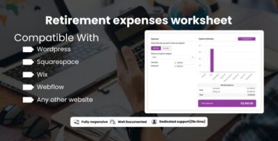 Retirement expenses worksheet - Web Calculator for any Website