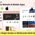 Royal eCommerce - Auto Parts Online Store website and Flutter App Bundle