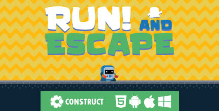 Run! and Escape - HTML5 Mobile Game