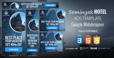 Seminyak Hotel Ads Template