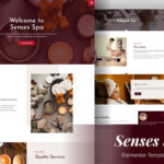 Senses - Beauty Spa Salon Elementor Template Kit