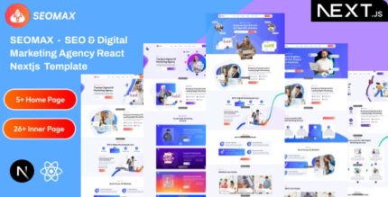 Seomax - SEO & Digital Marketing Agency React NextJs Template