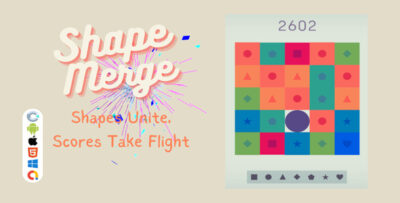 Shape Merge HTML 5 Game