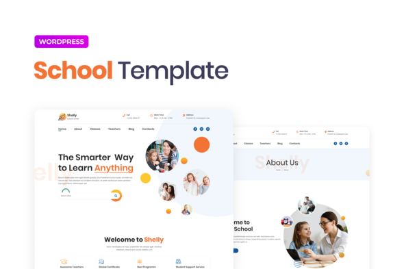 Shelly - School Template Kit for Elementor Shelly - School Template Kit for Elementor