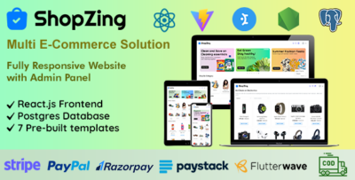 ShopZing - Multipurpose Ecommerce Shopping Platform