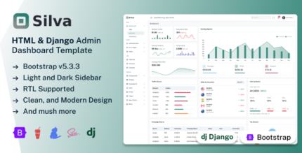 Silva - Django & HTML Admin Dashboard Template