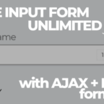 Single Input Form Interface with AJAX + PHP Formmail (Multipurpose)