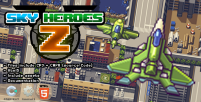 Sky Heroes Z - C3P I CAPX I HTML5 Game