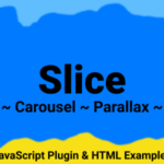 Slice - Responsive jQuery Slider, Carousel and Parallax Plugin